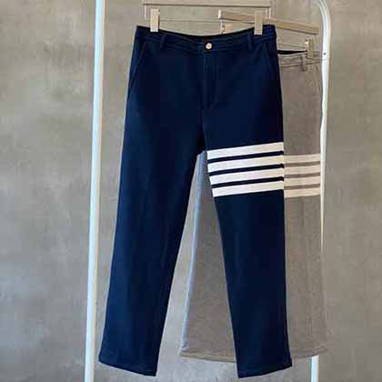 TB四條杠新款修身針織休閑運動男裝