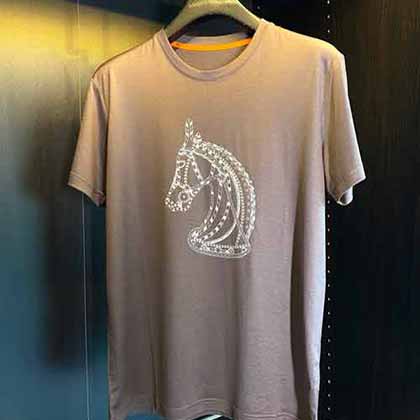 愛馬仕男裝短袖t恤，奧地利進口蘭精天絲