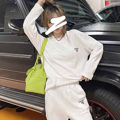 PradFW 早秋新品高等定制休閑個性衛衣長褲套裝