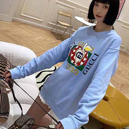 Gucci古奇七夕限定系列專柜蘋果印花衛