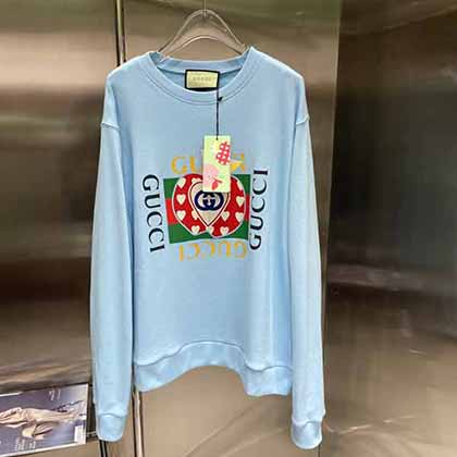 這么好看！古奇 七夕限定系列專柜同步蘋果印花衛(wèi)衣