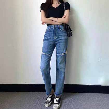 ysL新款兩節(jié)拼接不規(guī)則金屬扣log