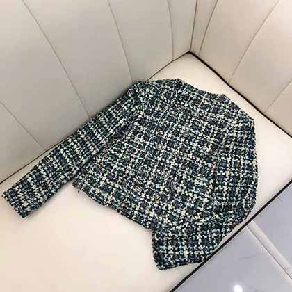 Chane秋冬新品高等定制粗花呢氣質(zhì)西裝外套！