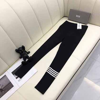 Tb新款高等訂制經典4杠彈力修身打底褲