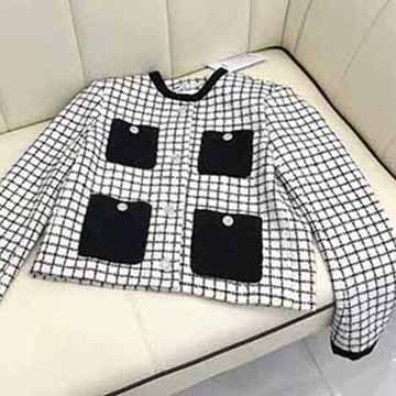 Chane FW 秋冬新品高等定制撞色粗花呢氣質西裝外套！