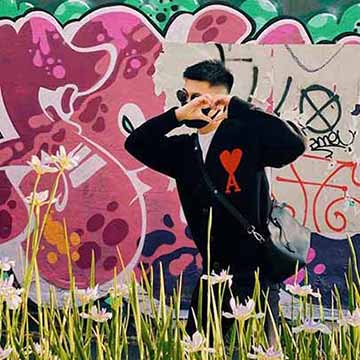 ami桃心A針織衫，慵懶隨性男友風的毛衣風格！