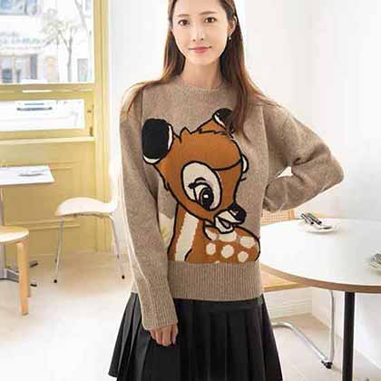 Editin立體生動(dòng)的小鹿斑比圖案，讓整體更有可看性定