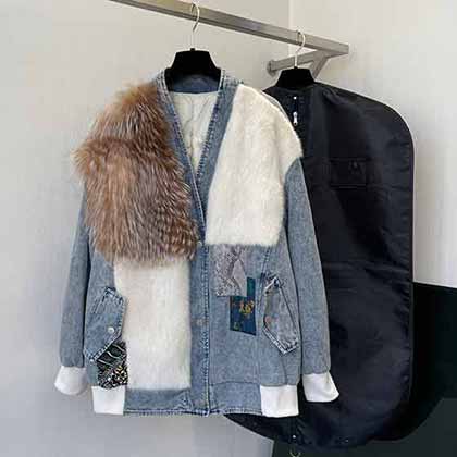 BALENCIAGA冬季巨獻超大狐貍毛超時髦的皮毛一體外套