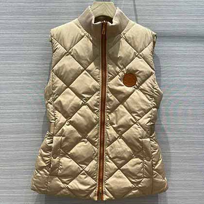 輕羽絨馬甲女 高等Hemès時尚立領加厚百搭外穿背心白鴨絨馬夾