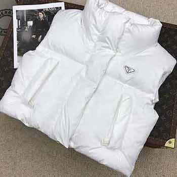 外貿(mào)原單女裝大品牌保暖面包服 短款機(jī)車面包服羽絨馬甲