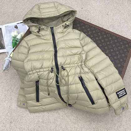 秋冬新品羽絨服大品牌Burberry一比一復刻收腰設計連帽羽絨服