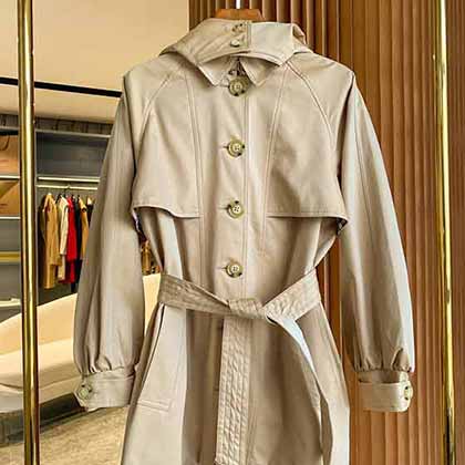 巴寶莉Trench風衣適合小個子穿的風衣版型！