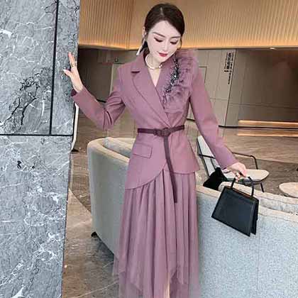 超級大高版本重工手工釘珠西服外套