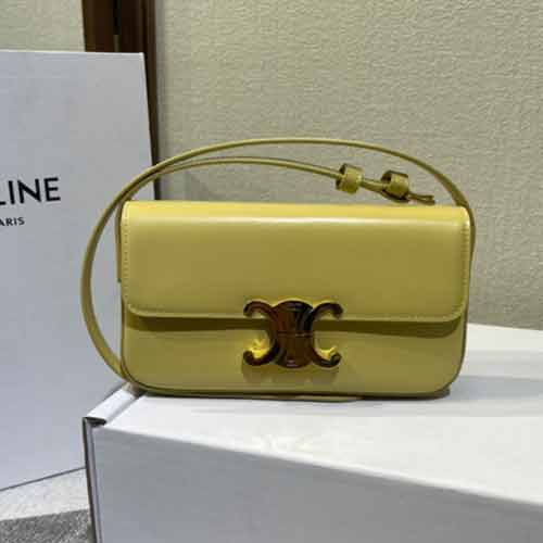 celine香港代買真皮女包 新款春季百搭小包 酒神包腋下包方包