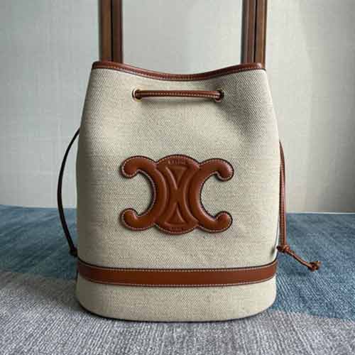 香港大品牌Celine女士包包 新款潮單肩斜挎包 高等感手提水桶包