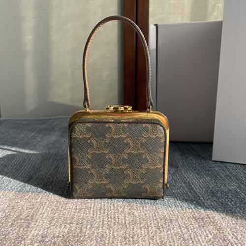 新款腋下包女大品牌老花麻將包信封包單肩真皮CELINE小包