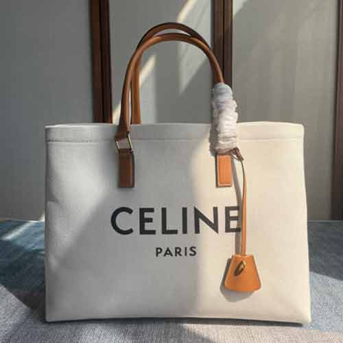 Celine大品牌名品女包高等感大容量CABAS帆布托特包