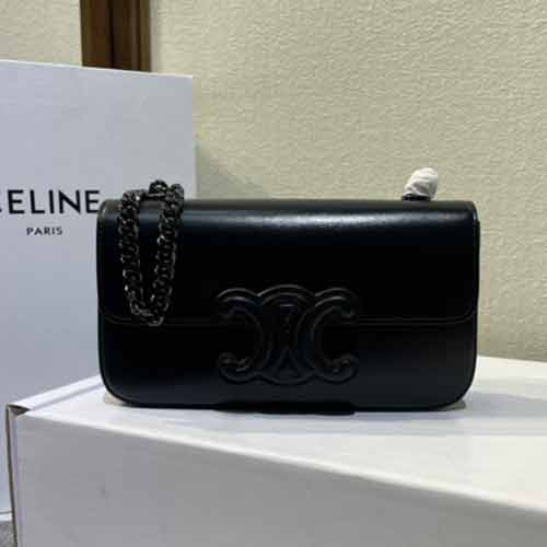 CELINE大品牌腋下包 新款潮時尚百搭真皮單肩斜挎馬鞍包