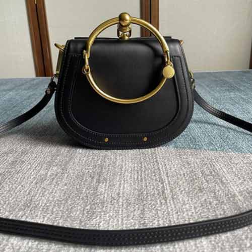 Chloe真皮大品牌復(fù)古馬鞍包時(shí)尚潮高等感百搭