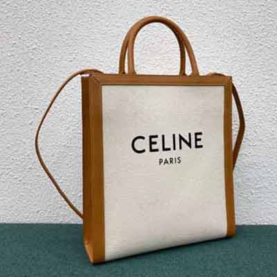 大品牌CELINE新款帆布托特包迷你白色手提斜挎小包