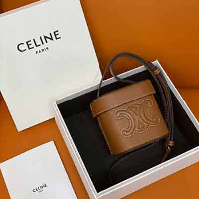Celin真皮小包大品牌女包 高等牛皮手機包休閑迷你單肩斜挎包