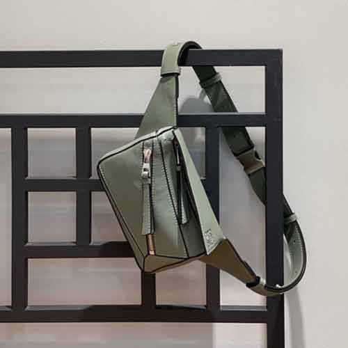 羅意威新款大品牌專柜迷你真皮包時尚胸包 新款puzzle Mini腰包