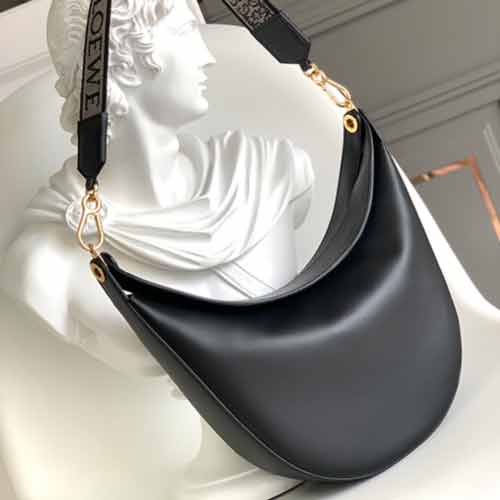 Loewe Luna 弧形雙唇開合半月形Hobo手
