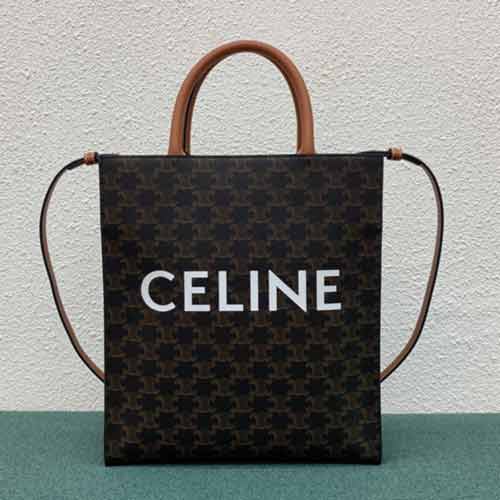 賽琳女包CABAS托特迷你購物袋 Celine老花tote單肩斜挎包