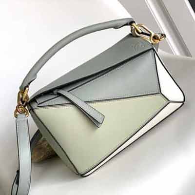 LOEWE經典女包 羅意威PUZZLE小號手提幾何包