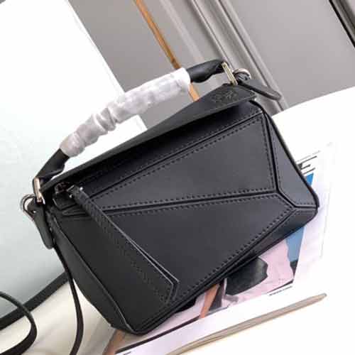 法國大品牌Loewe Puzzle mini迷你幾何女包真皮輕奢高等質感單肩斜挎包