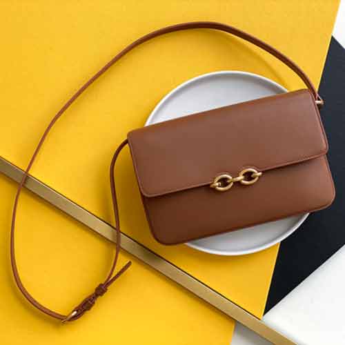 圣羅蘭復(fù)古質(zhì)感鏈條Logo Le Maillon低調(diào)奢華包