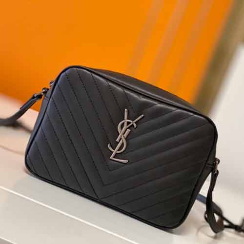 YSL香港真品開模 原單進口牛皮流蘇吊墜相機包，實用內袋超吸睛！