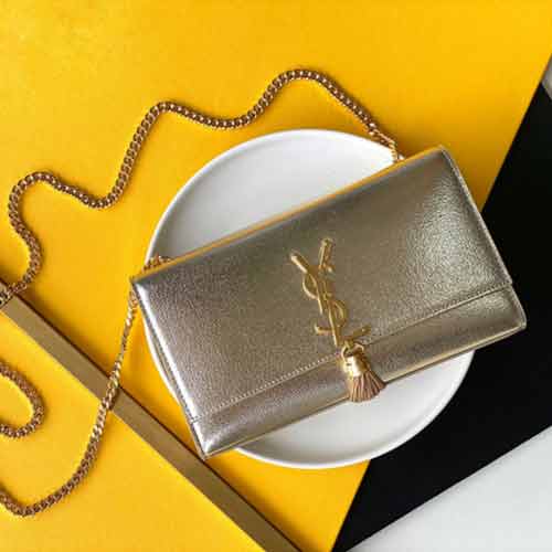 海外代買圣羅蘭女包 中港皮具YSL鏈條流