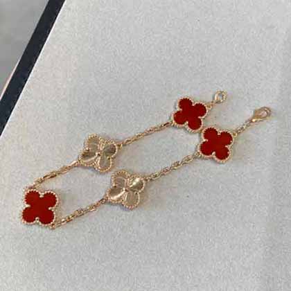 義烏飾品網女士帶手鏈 拼璣鏤雕