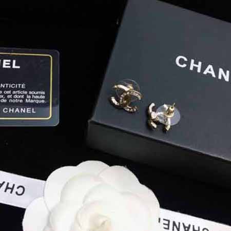 香奈兒耳釘，925純銀針奢華氣質(zhì)唐晶同款耳釘