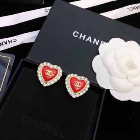 小香愛心耳釘 項鏈 小香耳環(huán) 代買級別 市面高版本！