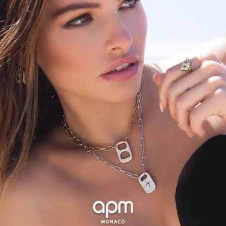 Apm monaco 滿鉆流星拉環鏈條項鏈！