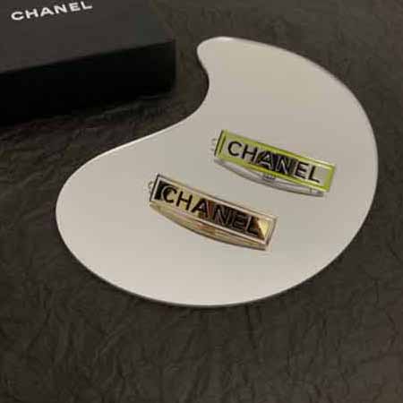 小香chane品牌飾品中古發夾 經典雙C家抓夾夾