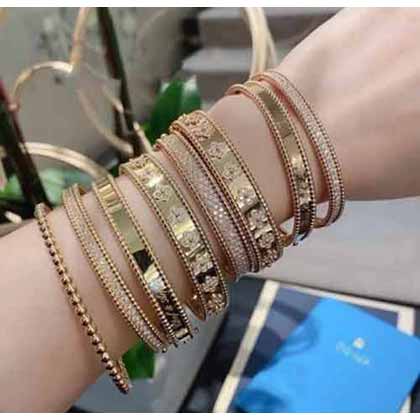 專柜版本高大上真實呈現VCA萬花筒手鐲