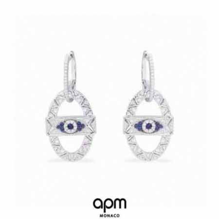 apm monaco 御邪之眼耳環(huán)，可趕走壞氛圍 隨時為你帶來
