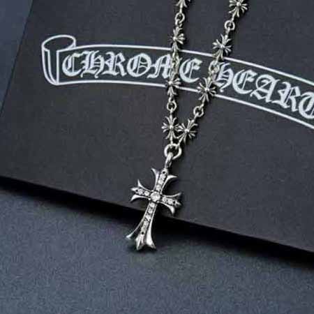 手工飾品網(wǎng)女士品牌項(xiàng)鏈 克羅心十字項(xiàng)鏈