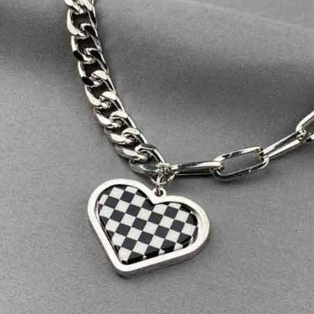 網紅款愛心項鏈 小紅書網紅冷淡