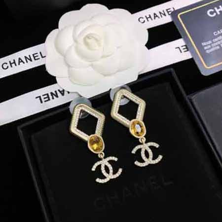 專柜1:1雙c小香風耳環女高等大品