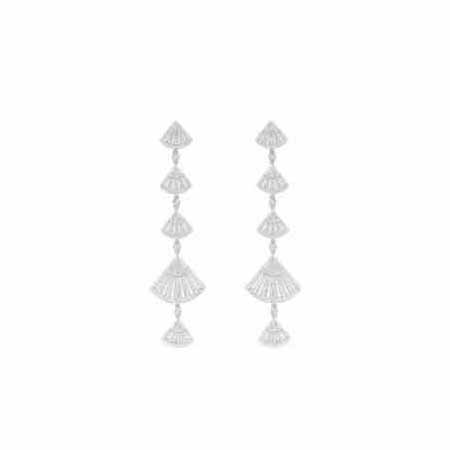 Apm monaco五小扇子長款耳釘，律動