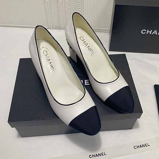 溫嶺女鞋網香奈兒高等上新超級四季款拼色單鞋