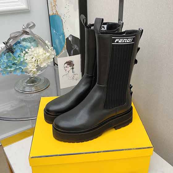 品牌女鞋網Fendifw F家秋冬areival短靴