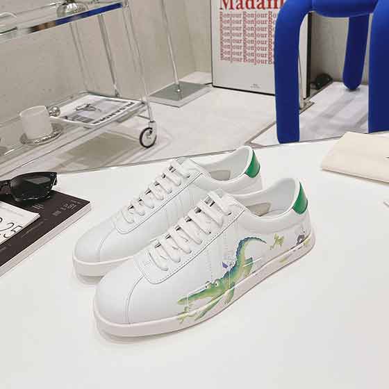 名品折扣網LANVIN牛皮/尼龍尼布拼麂接皮休閑