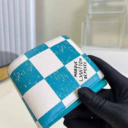 N60494 lv錢包多少錢 Damier棋盤格紋MULTIPLE口袋錢夾