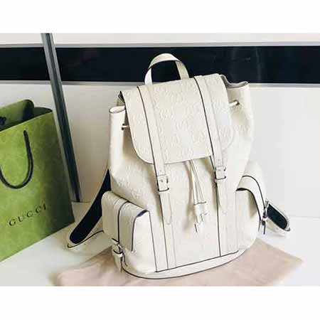 gucc大品牌男真皮雙肩包 商務