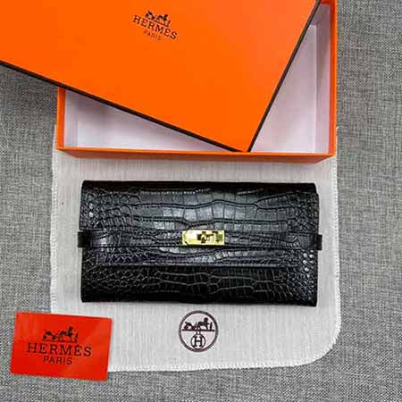 HERMES大品牌真皮錢包女士長款高